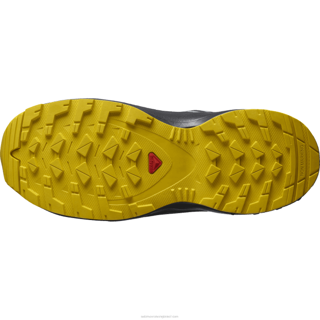Salomon46081362 júnior - sapatos infantis - xa pro v8 clima à prova d'água azeitona noite/preto/enxofre