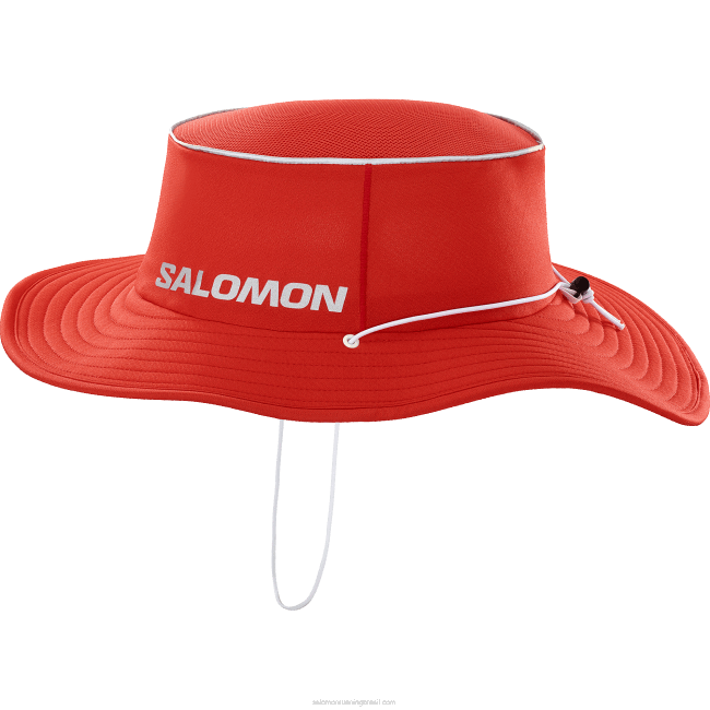 Salomon4608430 chapéu masculino - s/lab speed bob vermelho flamejante