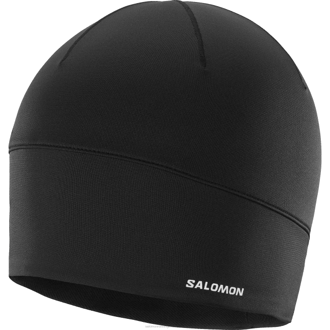 Salomon4608457 gorro masculino - ativo preto profundo/prata reflexivo