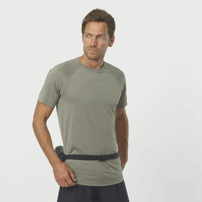 Salomon4608344 cinto masculino com garrafa 3d incluída - ativo preto
