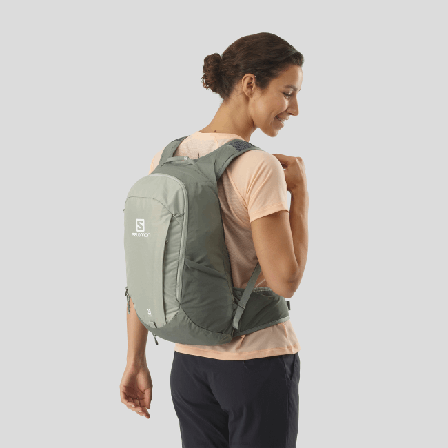 Salomon4608373 bolsa masculina para o dia a dia - trailblazer 20 ferro forjado/sábio sedona