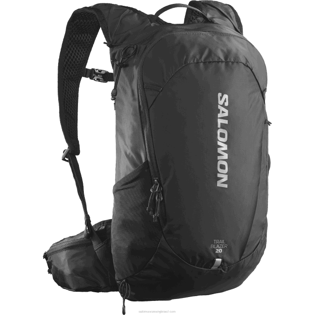 Salomon4608375 bolsa masculina para o dia a dia - trailblazer 20 preto