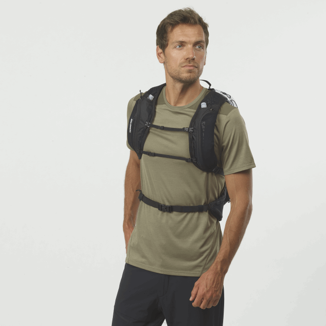 Salomon4608383 bolsa de caminhada masculina - xt 15 Branco preto