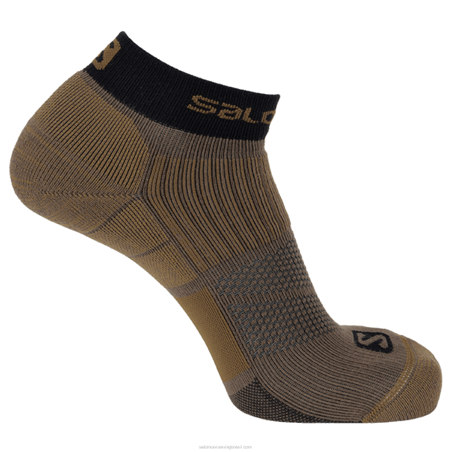 Salomon4608467 meias masculinas - x ultra tornozelo alga marinha/negra