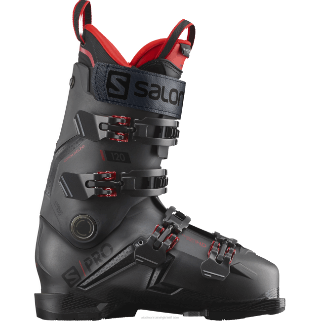 Salomon46081222 botas de pista para homem - s/pro mv 120 beluga/vermelho/preto