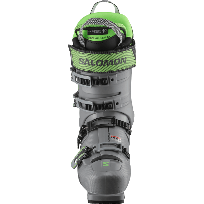 Salomon46081230 botas de pista para homem - s/pro alpha 120 cinza aço/verde neon pastel 1/preto