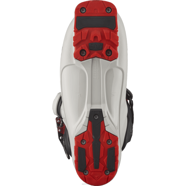 Salomon46081238 botas de pista para homem - s/pro supra boa 120 cinza aurora/preto/vermelho