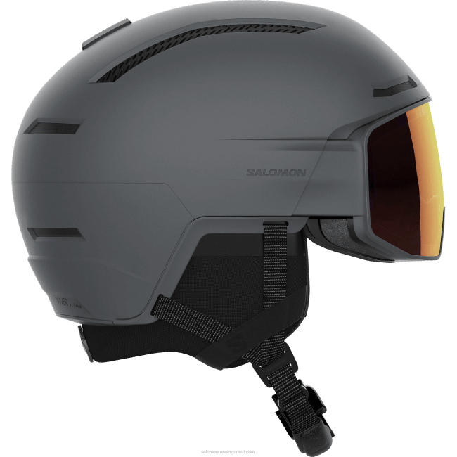 Salomon46081273 capacete masculino - driver prime sigma photo mips cinza