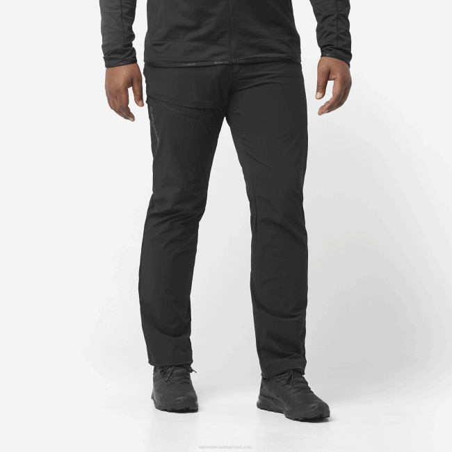 Salomon46081201 calça masculina - wayfarer preto profundo