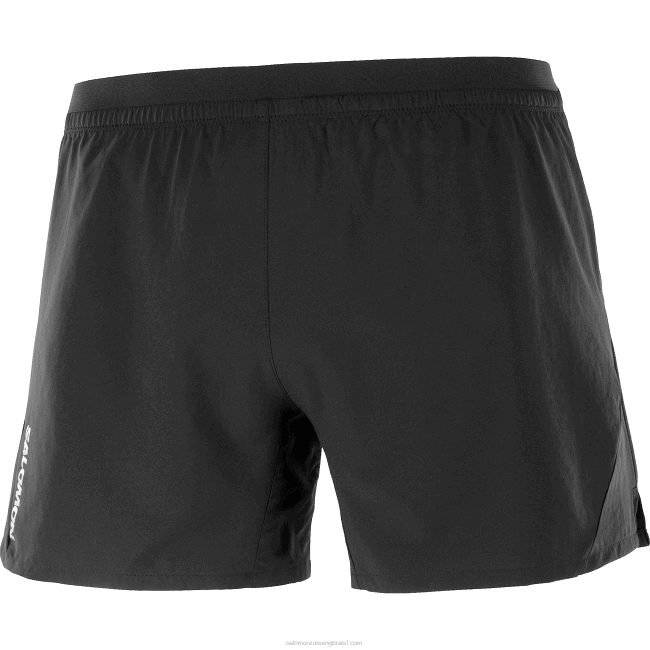 Salomon4608272 calções de homem - cruz 5 preto profundo