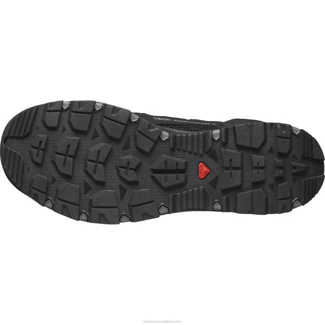 Salomon46082 sapatos de água para homem - techamphibian 5 preto/ímã/monumento