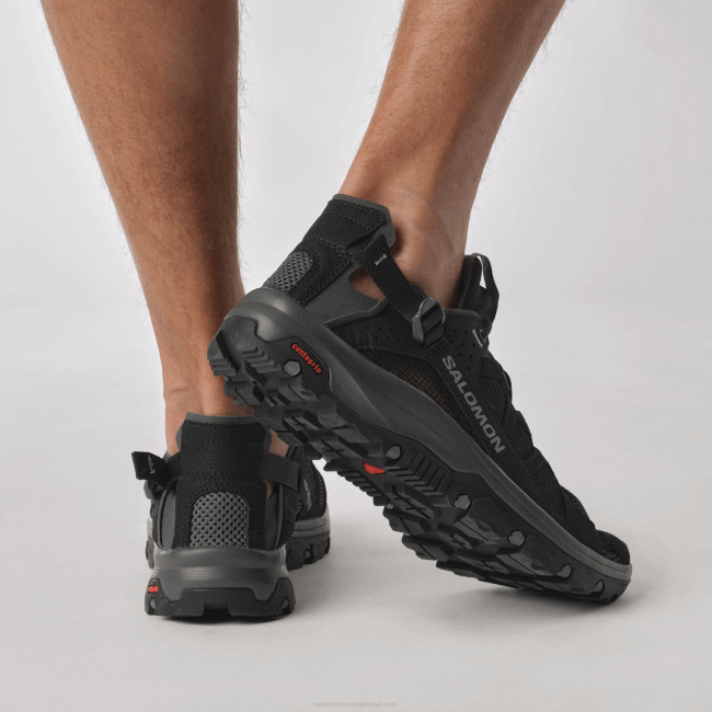 Salomon46082 sapatos de água para homem - techamphibian 5 preto/ímã/monumento