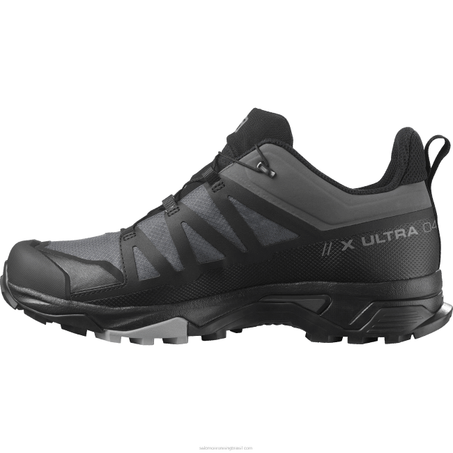 Salomon460841 sapatos de caminhada masculinos - x ultra 4 wide gore-tex ímã/preto/monumento