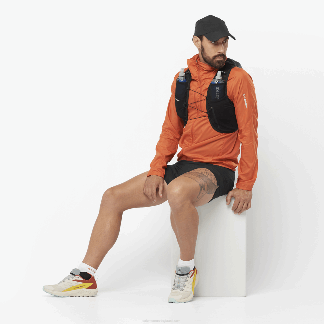 Salomon46081435 Tênis de corrida masculino - Sense Ride 5 dia chuvoso/molho quente/frésia