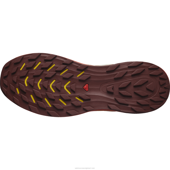 Salomon46081441 tênis de corrida masculino - ultra glide 2 dia chuvoso/frésia/molho picante
