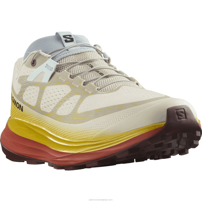 Salomon46081441 tênis de corrida masculino - ultra glide 2 dia chuvoso/frésia/molho picante
