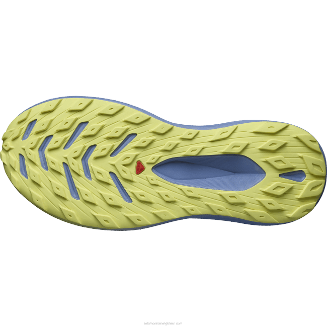 Salomon46081448 tênis de corrida masculino - glide max tr céu de granada/safira escura/lima ensolarada
