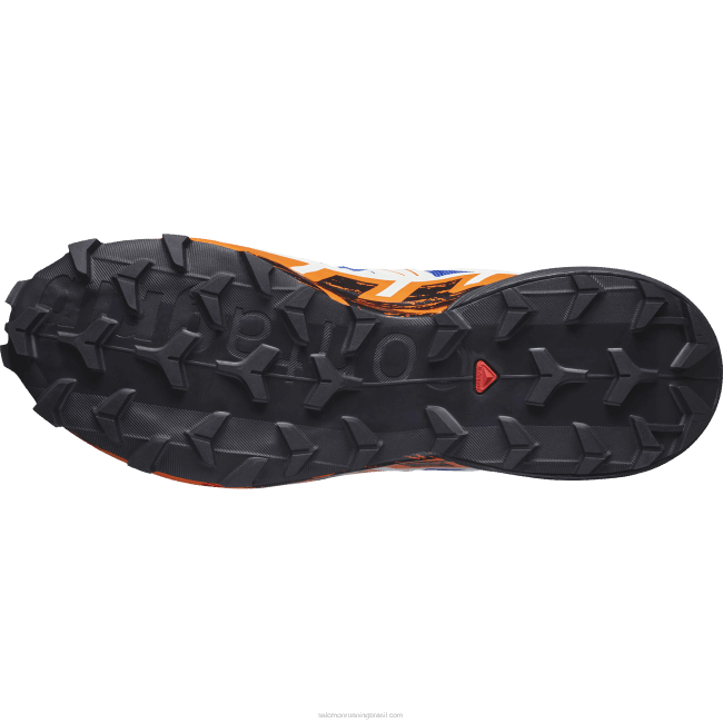 Salomon46081456 tênis de corrida masculino - speedcross 6 lápis azul/preto/íbis escarlate