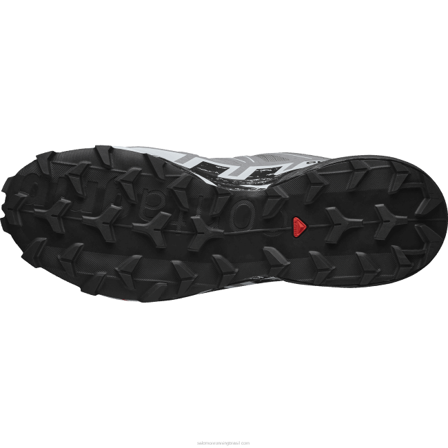 Salomon46081470 tênis de corrida masculino - speedcross 6 largo sombra tranquila/preto/azul pérola