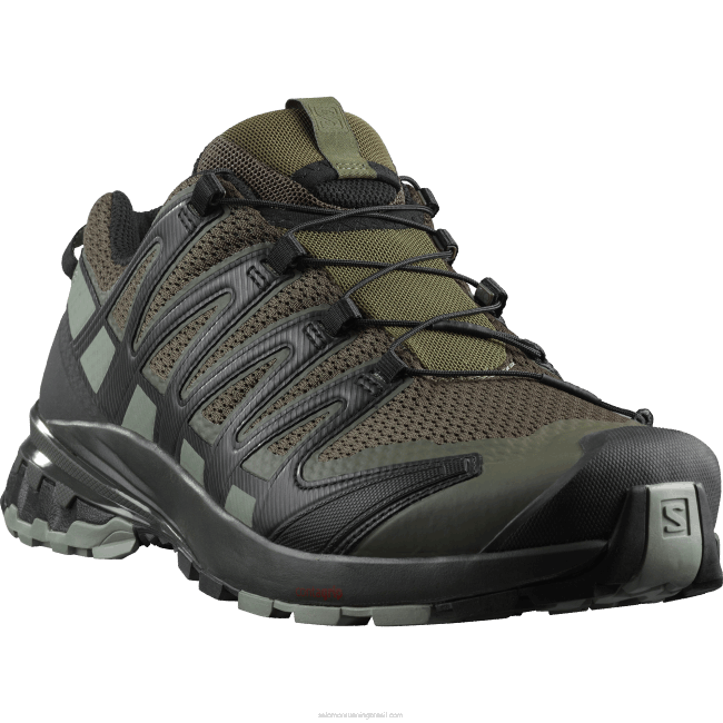 Salomon46081473 tênis de corrida masculino - xa pro 3d v8 wide folha de uva/turfa/sombra