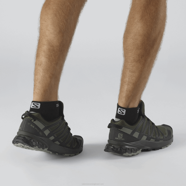 Salomon46081478 tênis de corrida masculino - xa pro 3d v8 folha de uva/turfa/sombra