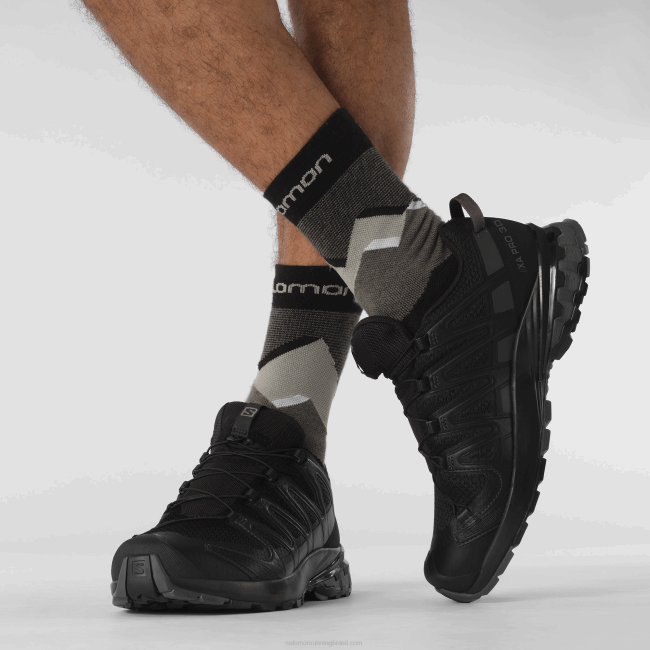 Salomon46081479 tênis de corrida masculino - xa pro 3d v8 preto/ímã