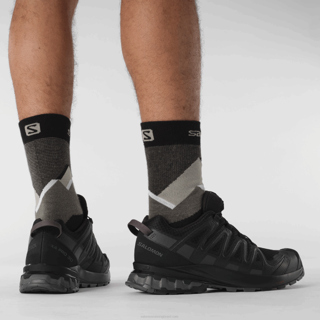 Salomon46081479 tênis de corrida masculino - xa pro 3d v8 preto/ímã