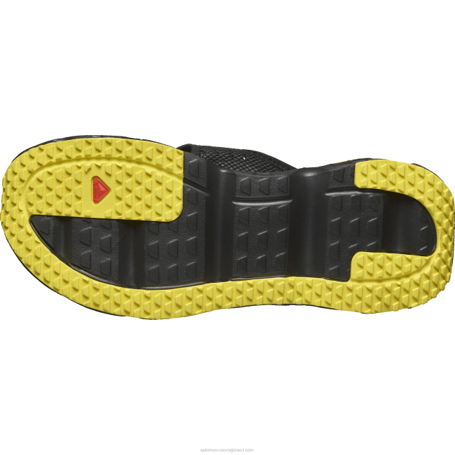 Salomon46081487 sapatos de recuperação masculinos - reelax break 6.0 preto/botão de ouro