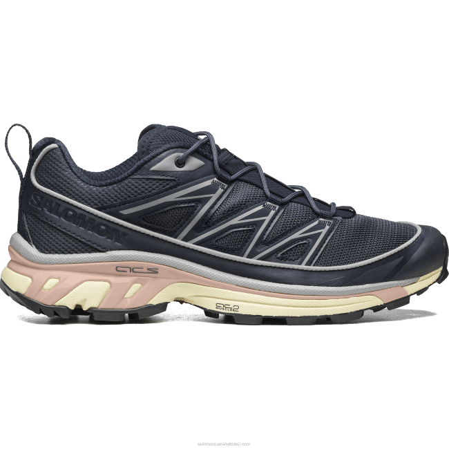 Salomon4608101 sapatos esportivos masculinos - extensão xt-6 safira escura/tinta da índia/nuvem rosa
