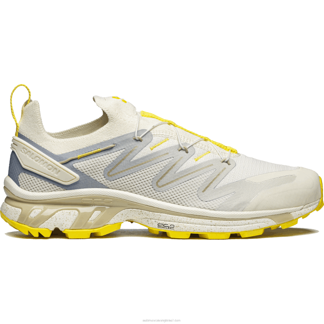 Salomon4608110 sapatos esportivos masculinos - xt-rush 2 gelo de baunilha/azul china/amarelo império
