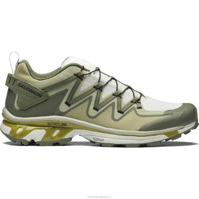Salomon4608123 sapatos esportivos masculinos - utilitário xt-rush rola/verde acinzentado/verde líquen profundo