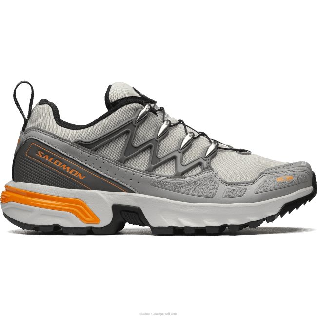 Salomon4608145 sapatos esportivos masculinos - acs + rocha lunar/estanho/açafrão