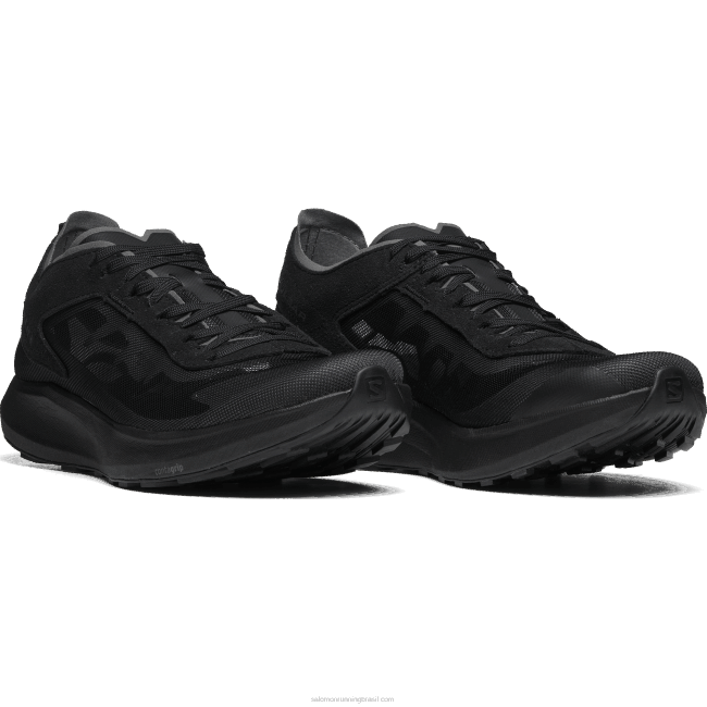 Salomon4608160 sapatos esportivos masculinos - pulsar prg preto/estanho