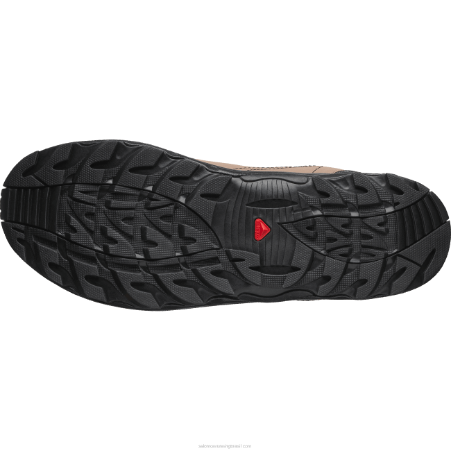 Salomon4608161 sapatos esportivos masculinos - raid wind 75th carvalho dourado/bolota/preto