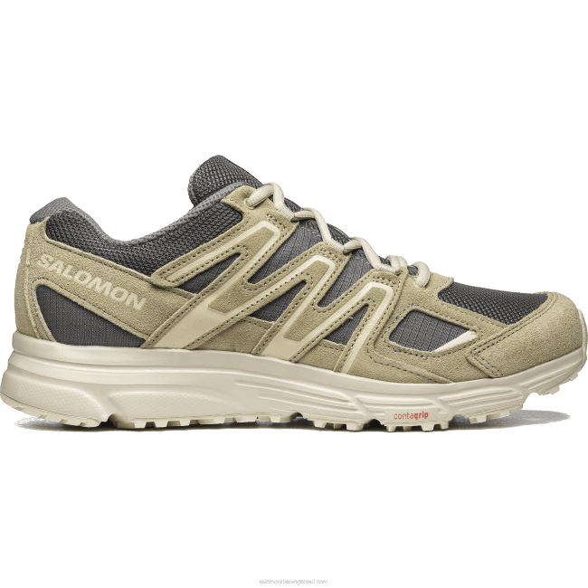 Salomon4608167 sapatos esportivos masculinos - camurça x-mission 4 estanho/cinza musgo/traça