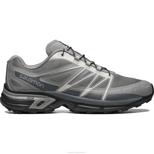 Salomon4608189 sapatos esportivos masculinos - xt-wings 2 geada cinza/tempo tempestuoso/fantasma
