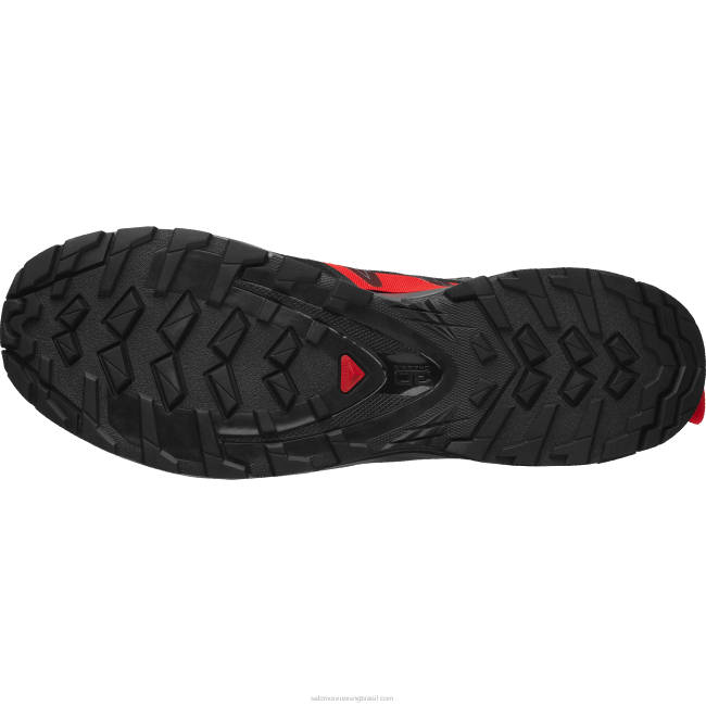 Salomon4608212 sapatos esportivos masculinos - capa xa preto/sombra tranquila/tomate cereja