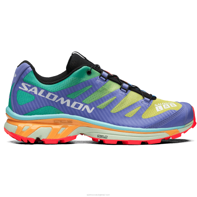 Salomon4608216 sapatos esportivos masculinos - xt-4 prímula/folha de hortelã/lolita