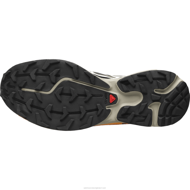 Salomon460866 sapatos esportivos masculinos - xt-6 recut beluga/preto/laranja avermelhado