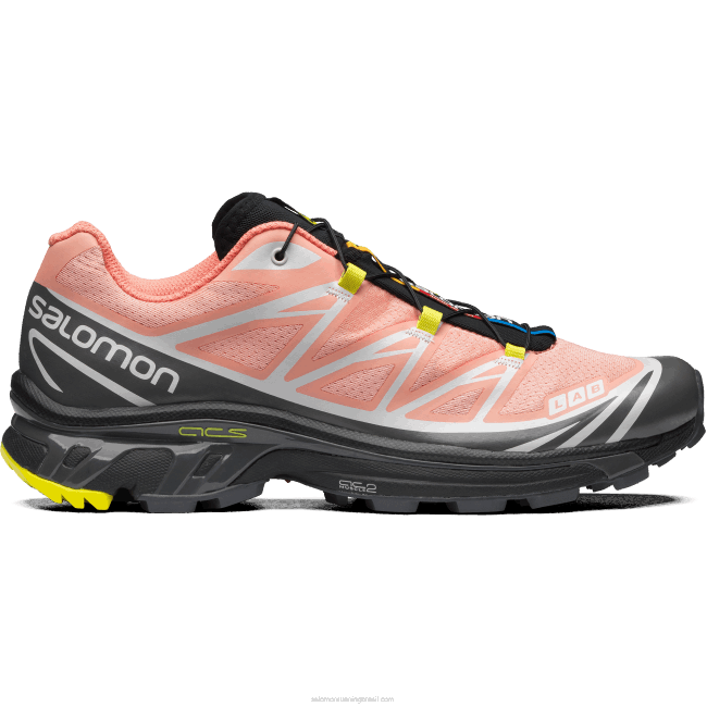 Salomon460872 sapatos esportivos masculinos - xt-6 dália florescendo/monumento/preto