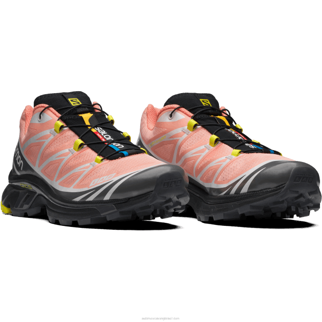 Salomon460872 sapatos esportivos masculinos - xt-6 dália florescendo/monumento/preto
