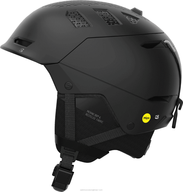 Salomon4608623 capacete masculino - husk prime mips preto