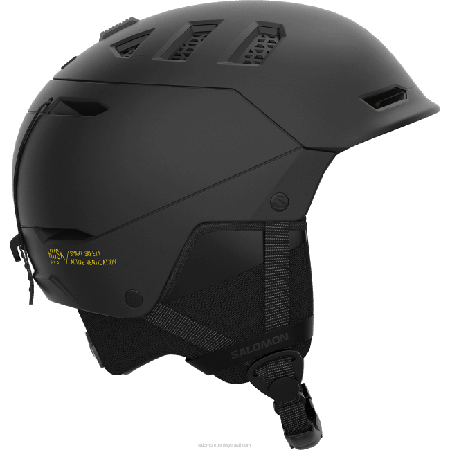 Salomon4608629 capacete masculino - husk pro preto