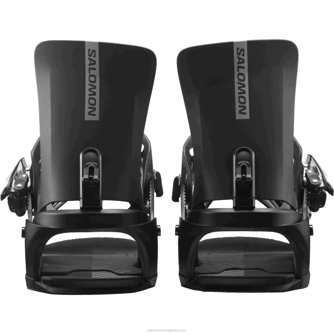 Salomon4608606 amarrações de snowboard masculino - ritmo preto