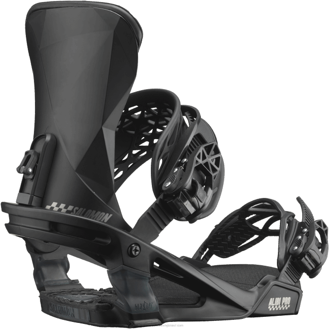 Salomon4608613 fixações de snowboard para homem - alibi pro preto