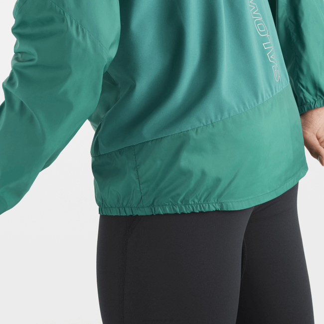 Salomon46081096 moletom com capuz de jaqueta de vento para homem - vento cruzado bonatti pacífico