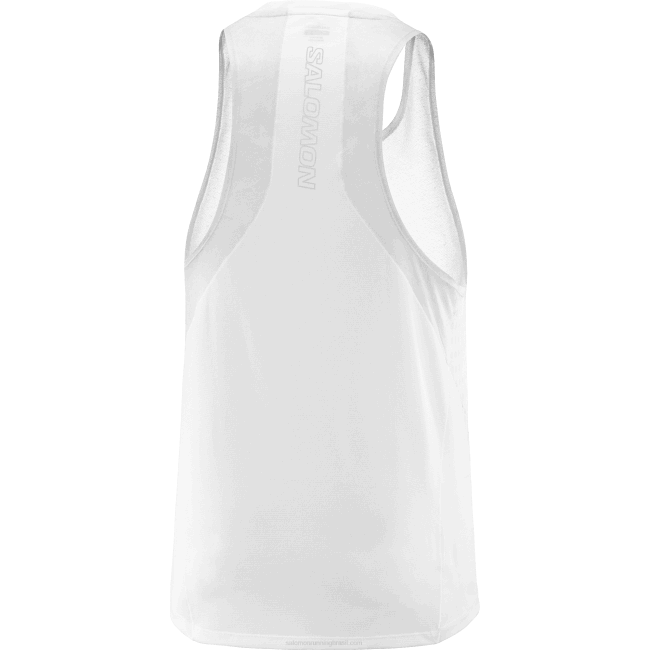 Salomon46081194 tanque masculino - sense aero cogumelo branco/ostra