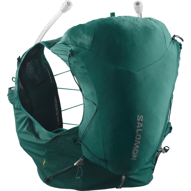 Salomon4608969 colete de corrida feminino com frascos inclusos - adv skin 12 pacífico