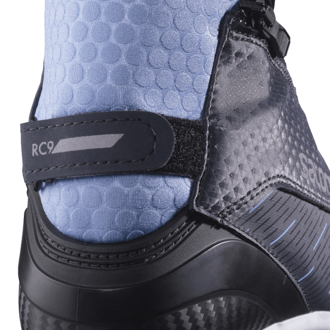 Salomon46081338 bota nórdica clássica feminina - rc9 vitane ébano/azul kentucky