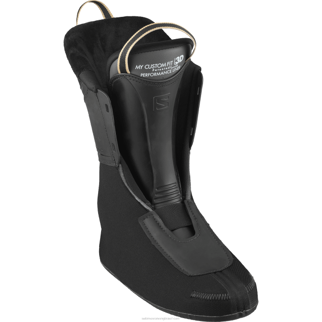Salomon46081034 botas de pista para mulher - s/pro hv 90 preto/belluga/glaw dourado
